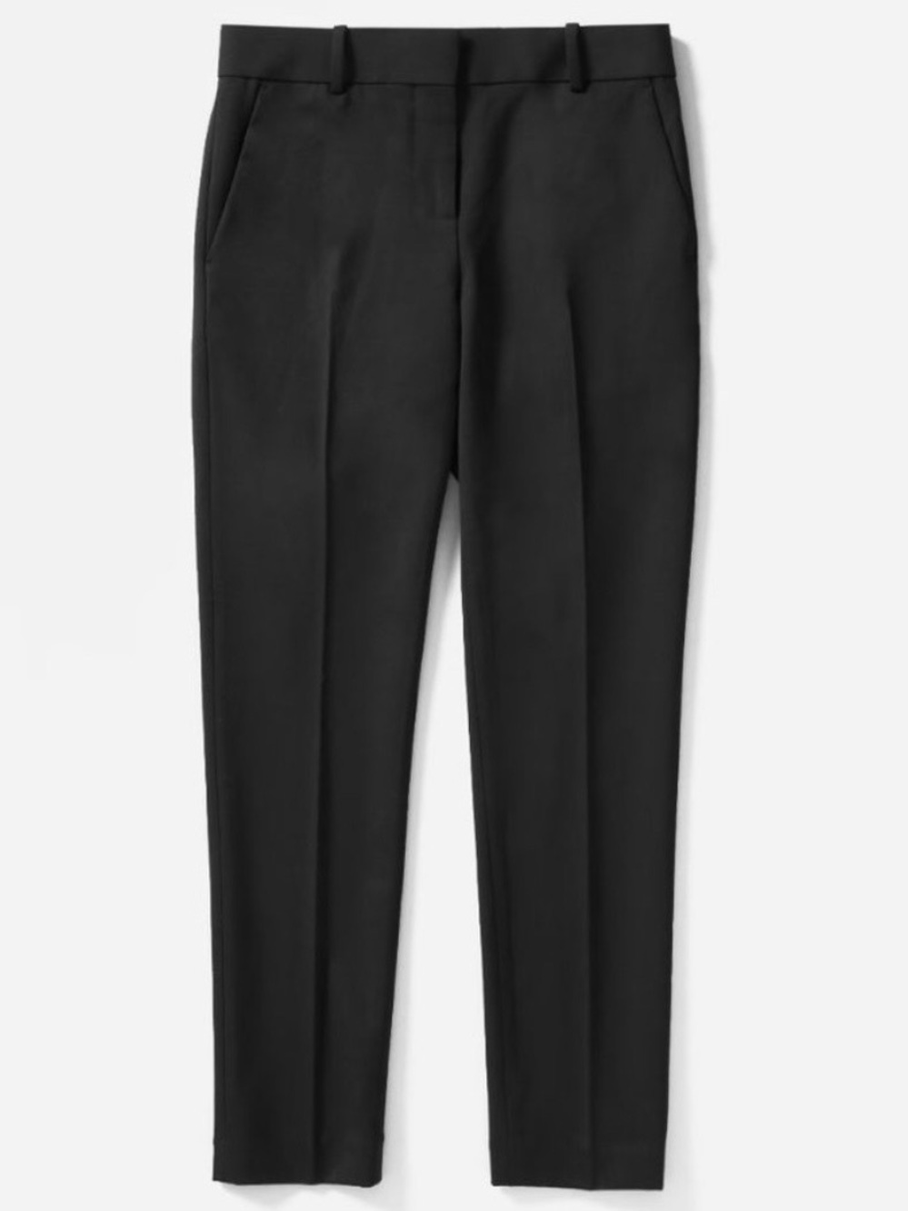Everlane The Slim Wool Pant in Black size 10 high rise ankle